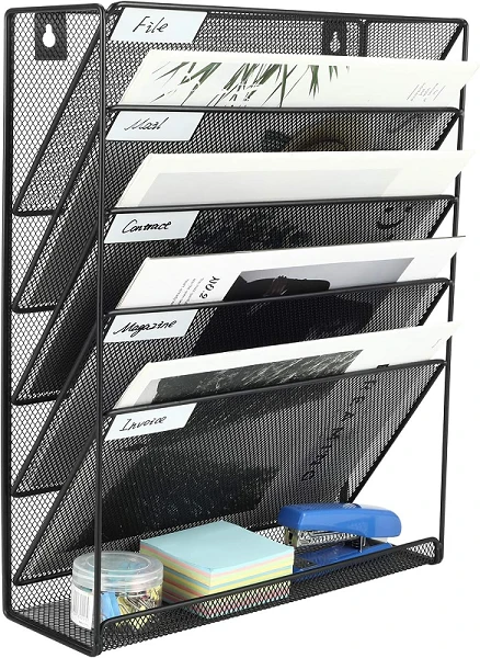 Menggantung organizer file vertikal