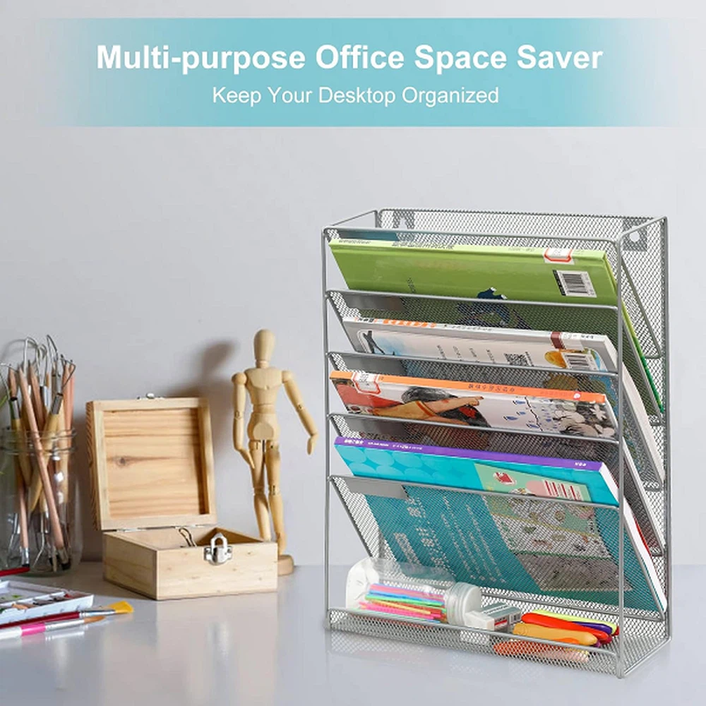 5 Tier Vertical Hanging File Organizer 5 Tier Vertical Hanging File Organizer